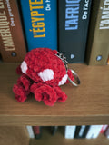 Porte clé poulpe aliens Accessoire crochet fait original